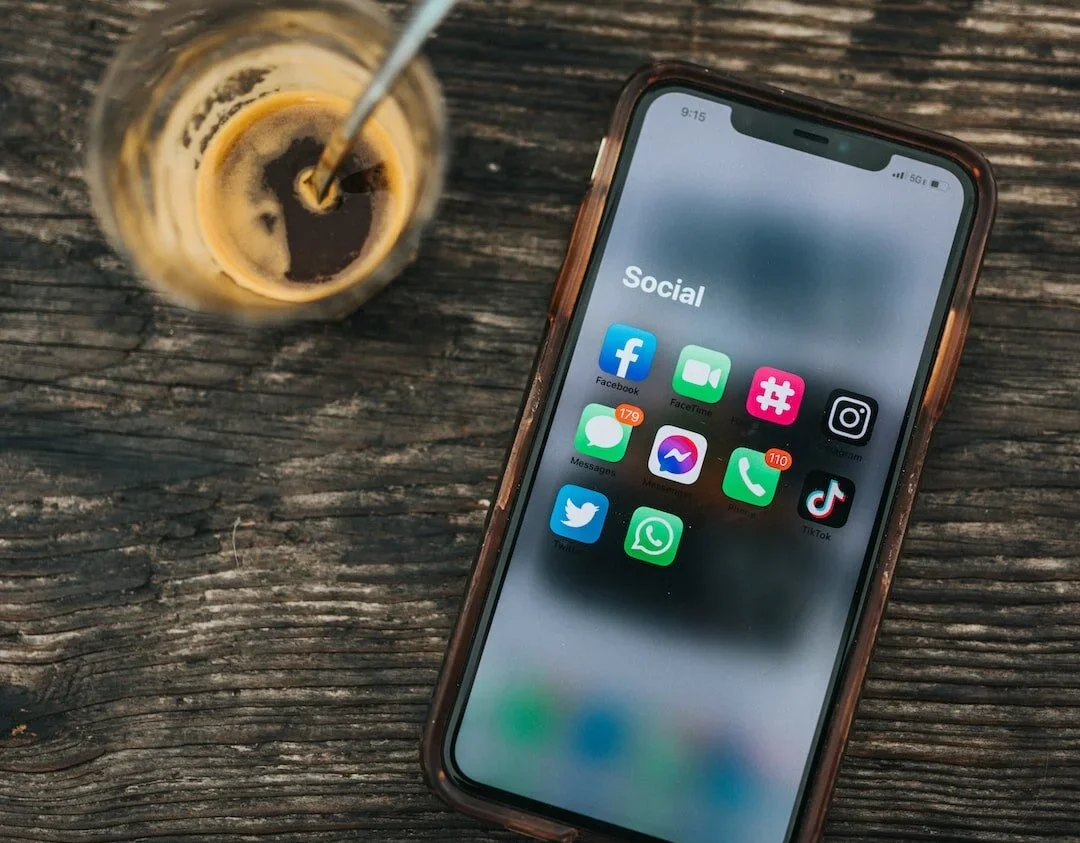 Phone on coffee table